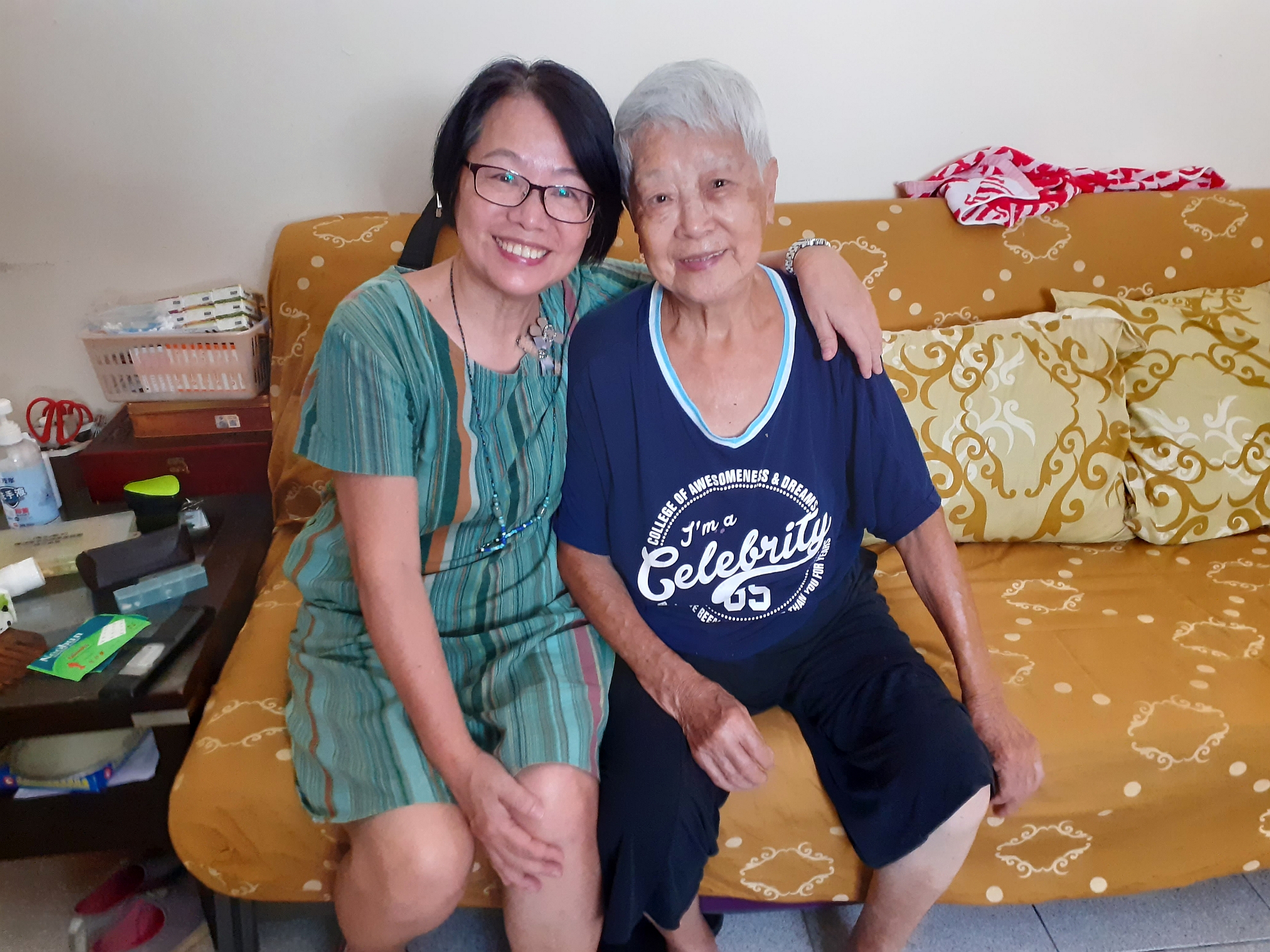 回家與媽媽相聚