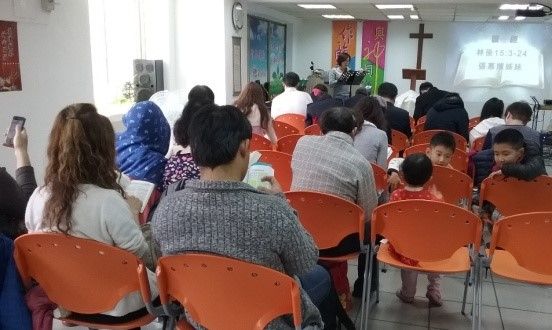 六和福音中心主日崇拜情況